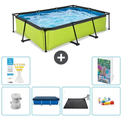 Image de Piscine rectangulaire - 300x200x65 cm - Composée de 5 parties - Modèle S211