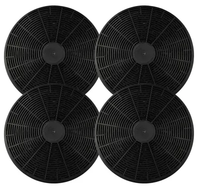 Produktbild von 4x Aktivkohlefilter Ersatz für K10001, CF110 - 17,5 cm