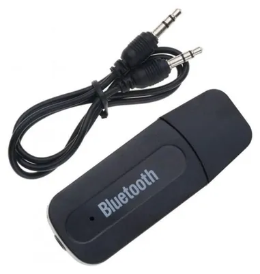 Produktbild von USB-Audio-Empfänger-Adapter mit Bluetooth Techstar® A2DP, 3,5-mm-Klinkenstecker, AUX-Sender, Schwarz