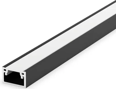 Produktbild von SET: Aluminium LED Profil Slim, 100cm für 8mm LED Streifen + Abdeckung LT4-2