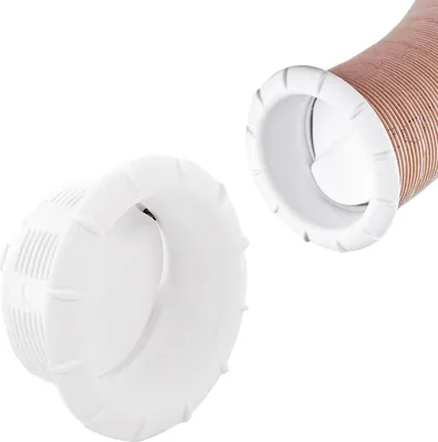 Produktbild von Endstück Warmluftaustritt Weiß Truma für 65mm Warmluftrohre verschließbar