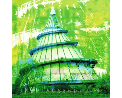 Produktbild von Glasbild Magdeburg Jahrtausendturm 20x20 cm