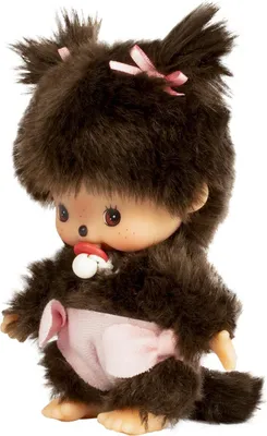 Produktbild von Monchhichi Plüschpuppe Bebichhichi Classic Mädchen 16cm Kuscheltier