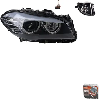 Obrázok produktu pre Johns, svetlomety + Osram Night Breaker Laser vhodné pre BMW 5 F10 F11 03/10-06/13R 63117203240 7203240 63177216886 7216886