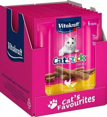 Produktbild von Vitakraft Cat-Stick Mini Gevogelte Met Lever