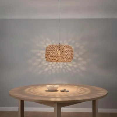 Productafbeelding van Hanglamp Ponn Ø 40cm rotan, AI-gegenereerde afbeelding