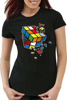 Produktbild von style3 Explodierender Zauberwürfel Damen T-Shirt sheldon, Größe:M