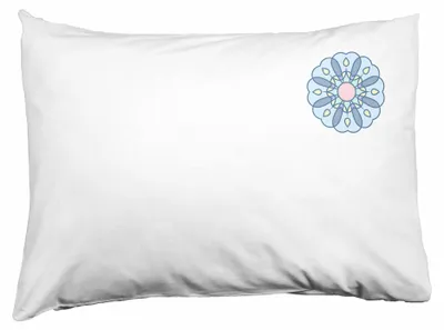 Kissenhülle 50 x 35 cm Weiß, 100 % Polyester, rechteckig, mit Reißverschluss