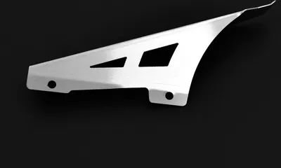 Image de ZIEGER Protège chaîne compatible avec Buell 1125 CR argent