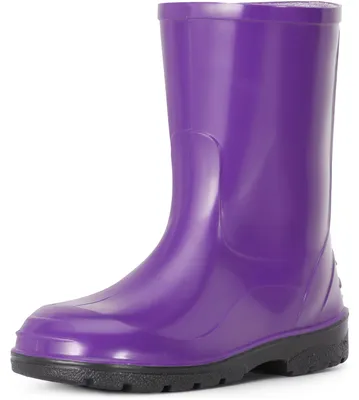 Produktbild von Ladeheid Kinder Mädchen Jungen Gummistiefel Regenstiefel LA-939 (Violett, 32 EU)