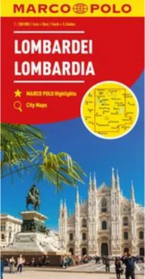 Image de MARCO POLO Carte régionale Italie 02 Lombardie, Lacs d'Italie du Nord 1:200.000