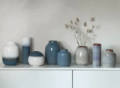 Produktbild von like. by Villeroy & Boch Lave Home Vase Cylinder bleu groß 250mm