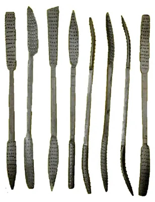 Produktbild von Raspelfeilen-Set von BENSON, 8-teilig für Holz und Speckstein