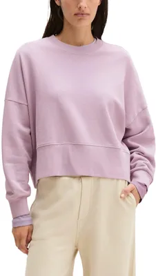 Produktbild von Marc OߴPolo Damen Sweatshirt Cropped Relaxed Fit, Lila (Dusty Lavender), M