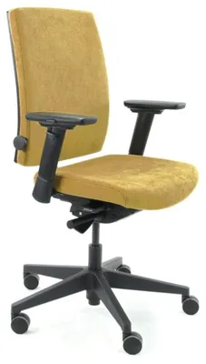 Productafbeelding van Werkliving Eva Comfort Geel Regain - Ergonomische bureaustoel (N)EN 1335