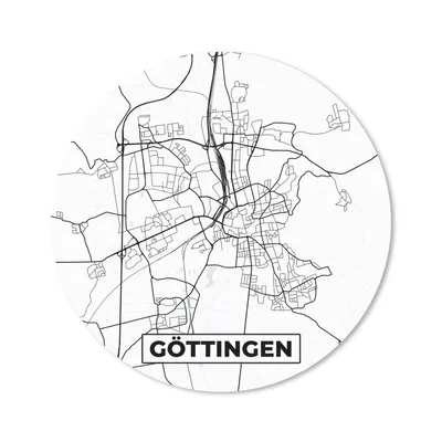 Produktbild von MuchoWow® Mauspad Mousepad Göttingen - Karte - Stadtplan - Wegbeschreibung 50x50 cm - Mousepads - Maus Mat - Pad - Mausunterlage - Vinyl