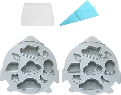 Obrázek produktu pro 2 balení silikonových forem na čokoládu na sladkosti, gumové formy bezpečné pro potraviny, s nepřilnavým povrchem, DIY čokoládové formy na fondán, pečení, kostky ledu a zdobení dortů