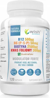 Immagine prodotto di Modulatore di omocisteina Forte B12 + B6 (P-5-P) + Biotina + Acido folico integratore alimentare 120 capsule Vegan