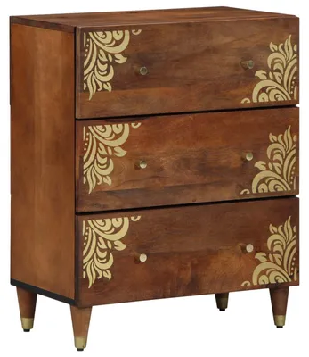 Obrázok produktu pre Servírovacia skriňa Hnedá 60 x 33 x 75 cm Masívne mango drevo