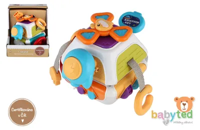 Obrázok produktu pre Vzdelávacia hračka Babyted z plastu, 11 x 12 cm, v krabici, od 6 mesiacov