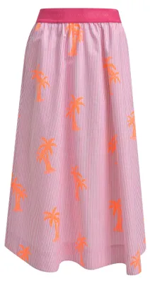 Produktbild von Milano Italy MIDI SKIRT W ELASTIC PINK PRINT PINK 40