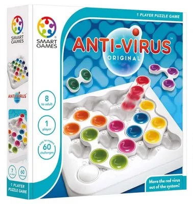 Productafbeelding van SmartGames Antivirus, geschikt voor kinderen van 7 jaar en ouder, meerkleurig