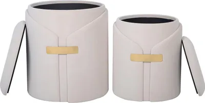 Produktbild von Hocker Forcet 100 2er-Set Elfenbein