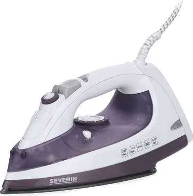 Obrázek produktu pro Severin BA 3210, Suché i parní žehlení, Keramická žehlicí plocha, 70 g/min, Purpurová, Bílá, 30 g/min, 0,225 l