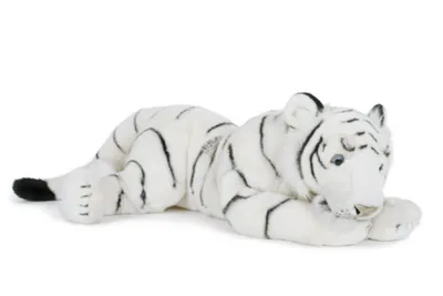 Produktbild von Plüschtier weißer Tiger 71cm, Jumbo, Deko Stofftier Stofftiere Kuscheltiere Tier