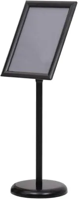 Produktbild von Famanu Posterständer Aluminium Schwarz - Höhenverstellbar 360°