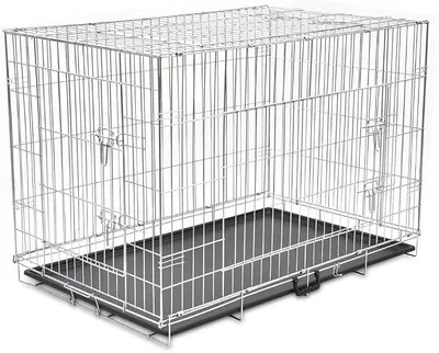 Produktbild von Faltbare Hundebox HundehüTte Indoor HundekäFig FüR Zuhause HaustierkäFig Hundekennel Metall XXL