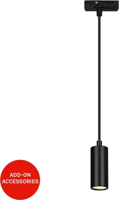 Immagine prodotto di Sistema di binari Briloner Rail, luce a sospensione LED, accessori, nero