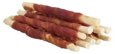 Obrázek produktu pro Trixie DENTAfun-tyčinka svázaná kachním masem 10ks, 12cm/80g