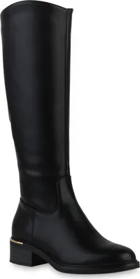 Produktbild von VAN HILL Damen Leicht Gefütterte Klassische Stiefel Schuhe 840749, Farbe: Schwarz, Größe: 38
