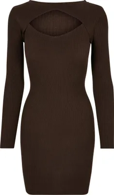 Immagine prodotto di Urban Classics Donna - CUT OUT Kleid braun - XS
