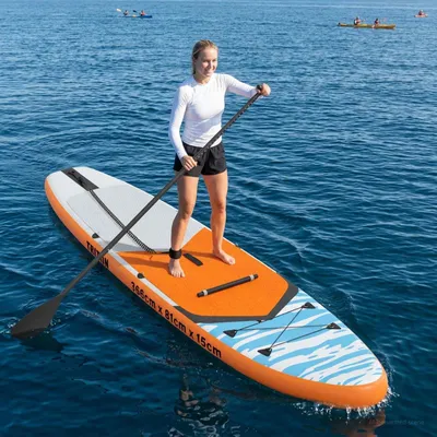 Produktbild von SUP Board mit Sitz 2-in-1 TRITON 366 x 81 x 15 cm Blau für - Stand Up Paddle Boards c3339