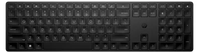 Produktbild von HP 450 Programmierbare Wireless-Tastatur, Volle Größe (100%), Verkabelt & Kabellos, RF kabellos + USB, Mechanischer Switch, Schwarz