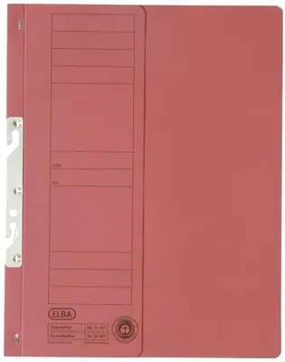 Immagine prodotto di Elba 100560027 Cucitrice a gancio - pinzatura ufficiale, mezza copertina, A4, rosso