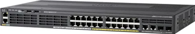 Produktbild von Cisco Catalyst WS-C2960X-24TS-LL, Managed, L2/L3, Gigabit Ethernet (10/100/1000), Vollduplex, Rack-Einbau
