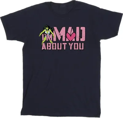 Produktbild von Marvel - "Mad About You" T-Shirt für Herren BI38172 (S) (Marineblau)