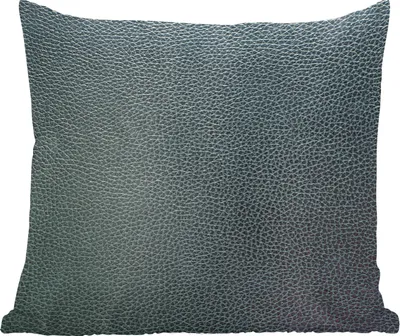 Produktbild von MuchoWow® Zierkissen Sofakissen Wohnzimmer Dekokissen 60x60 cm Leder - Textur - Schwarz - Grün - Hell - Sitzfläche - Foto Polster