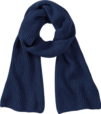 Image de Beechfield - Écharpe "Metro" pour homme/femme unie BC5296 (Taille unique) (Bleu foncé)