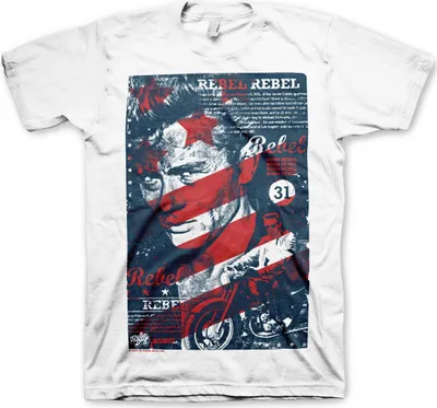 Immagine prodotto di James Dean - Maglietta poster lavata - X-Large - Nero