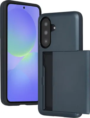 Image de imoshion Coque arrière avec porte-cartes pour Samsung Galaxy A37 (5G) - Bleu foncé