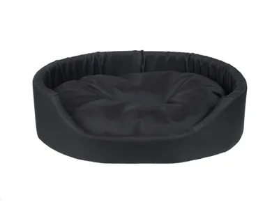 Produktbild von Hundeliegeplatz/Katzenliegeplatz Oval BASIC, Schwarz L Amiplay