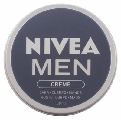 Obrázok produktu pre NIVEA Men Creme, Krémová, Muži, Hydratačný, Výživný, Zmäkčovadlo, Univerzálna pleť, 150 ml, glycerín
