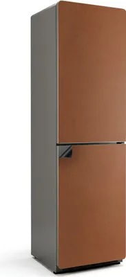 Produktbild von Farbe Braun – Magnetische Kühlschrank Abdeckung – Dekorfolie magnetisch Küche – Kühlschrank Magnet Deko – selbstklebende Magnettafel – Magnetfolie für Kühlschranktür – 60x205 cm