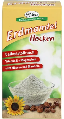 Produktbild von ERDMANDEL-Flocken, 250 g Pulver
