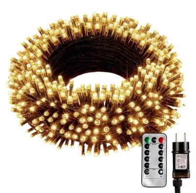 Produktbild von Lichterkette 30M 300 LEDs Weihnachtsbaum mit Timer Grünes Kabel