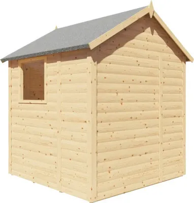Produktbild von Gartenhaus Konsta Blockhaus Modus mit Fußboden 201 x 189 cm natur exclusiv bei Hornbach